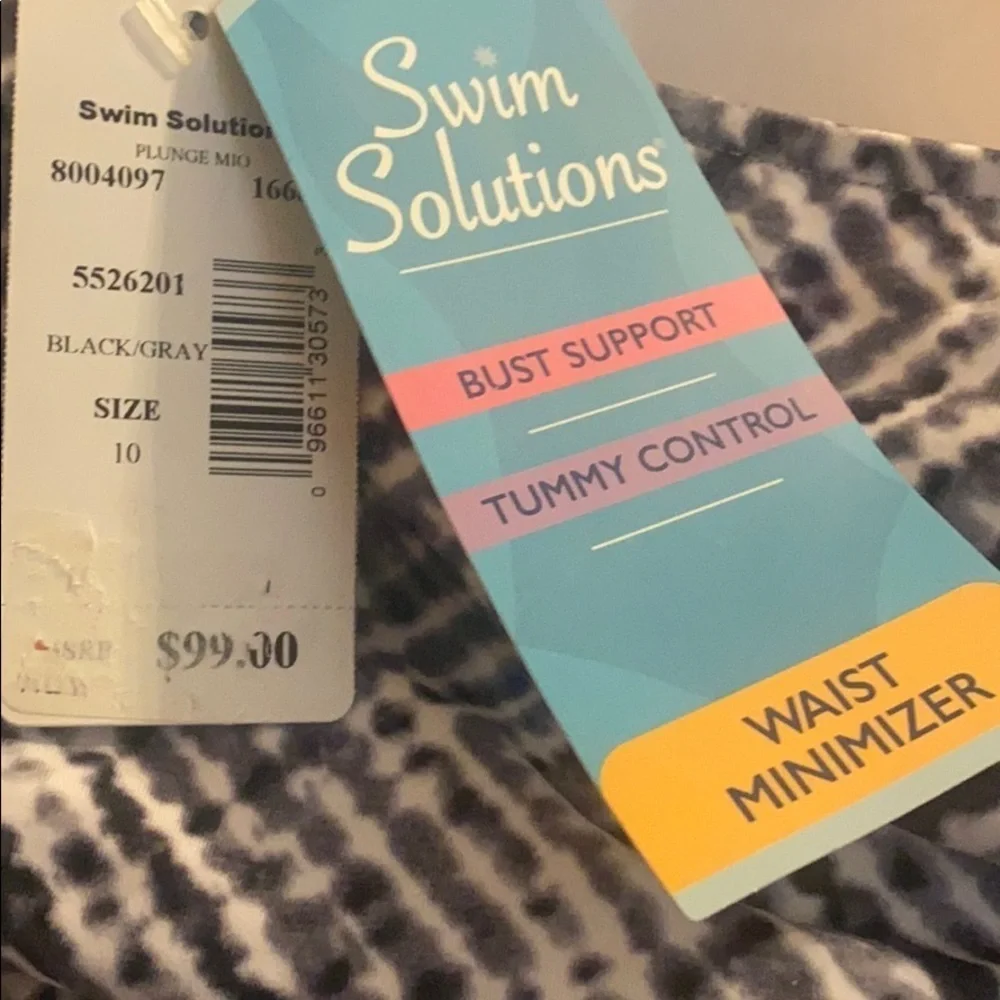 SWIM Solutions Smolder Tummy Control One Piece - Picture 5 of 7
